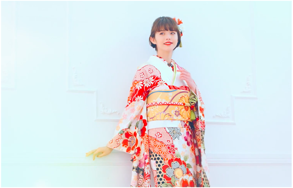 たちばな振袖18cmの着物姿の二人の女優 女性 は誰 Yutori Channel