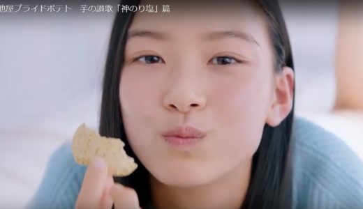 湖池屋　フライドポテト神のり塩コマーシャルの可愛い女の子は誰？