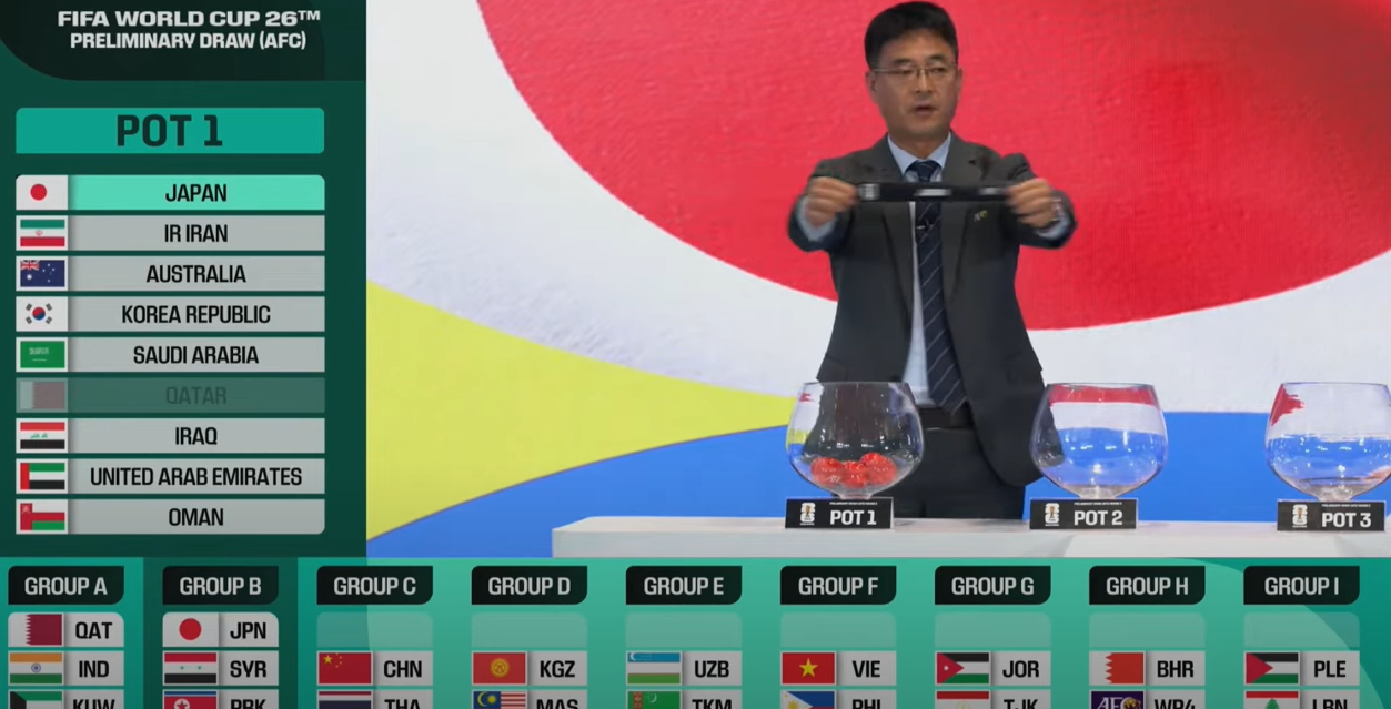 2026年サッカー北中米W杯アジア2次予選の組み合わせ！日本代表2大会連続全勝突破なるか！ YUTORI Channel